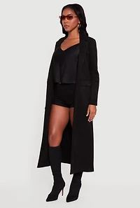 Faux Suede Micro Shorts