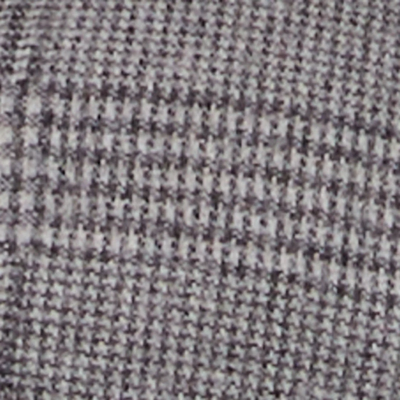 Houndstooth Plaid Cropped Button Front Blazer Vest