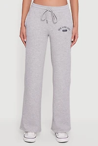 High Waisted New York City Graphic Sweatpants