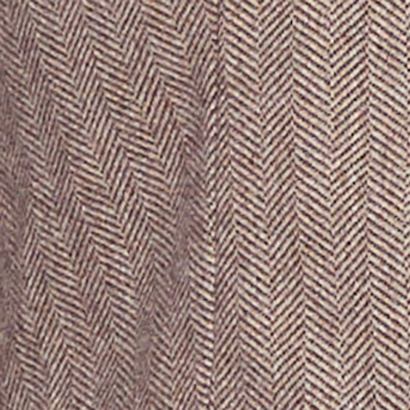 Cropped Open Front Herringbone Blazer