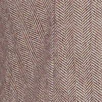 Cropped Open Front Herringbone Blazer