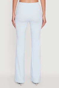 Womens Brushed Knit Pull On Dress Pants,
