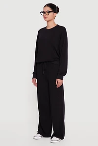 Brooklyn Embossed Pullover Sweatshirt