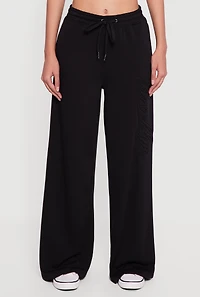 Brooklyn Embosses Graphic High Waisted Sweatpants