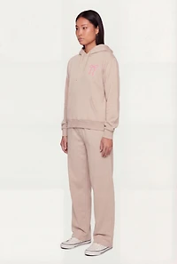 Bow Graphic Kangaroo Pocket Pullover Hoodie