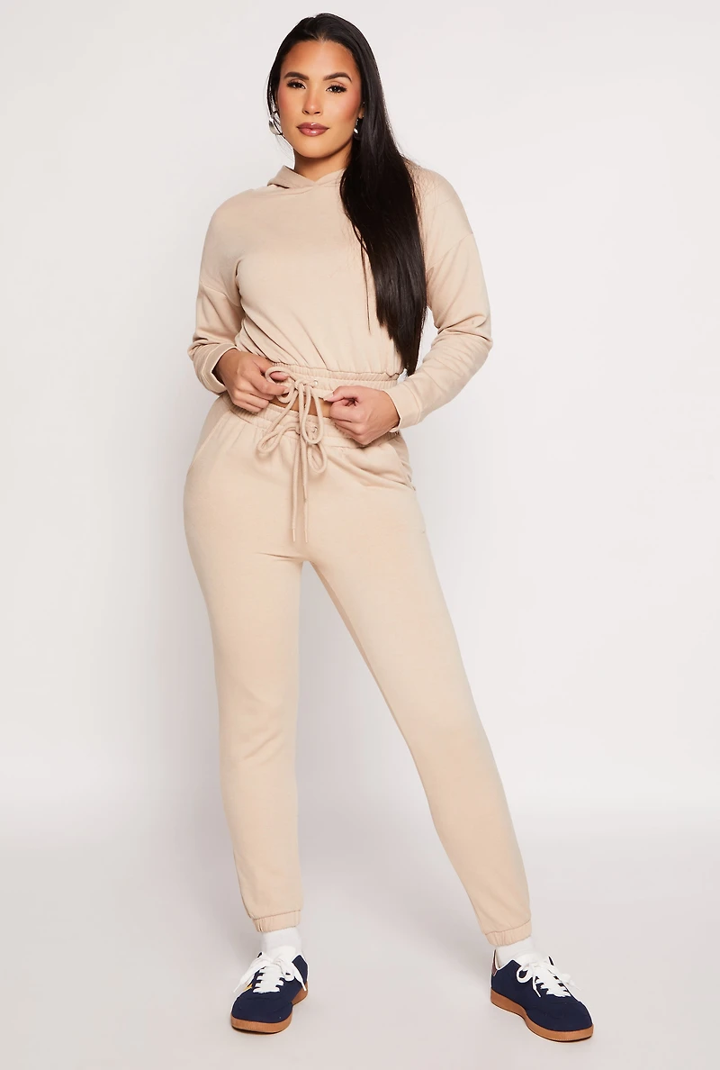 Iris Hooded Cropped Sweatshirt