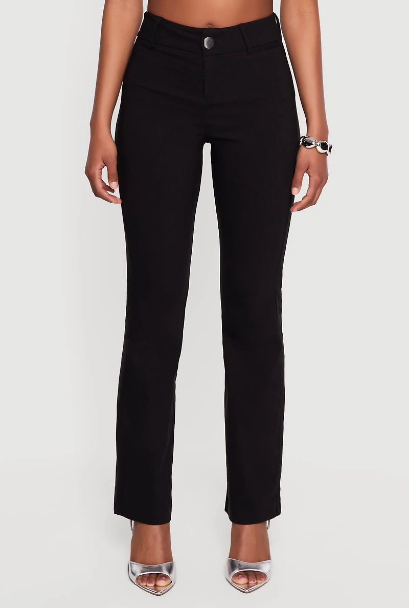 Slim Bootcut Trousers
