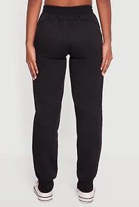 Trendy Drawstring Waist Fleece Lined Joggers