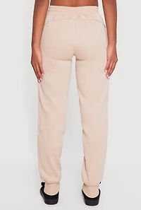 Trendy Drawstring Waist Fleece Lined Joggers