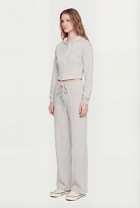 Scuba Pintuck Drawstring Waist Sweatpants