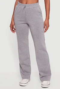 Straight Leg Scuba Casual Pants