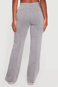 Straight Leg Scuba Casual Pants