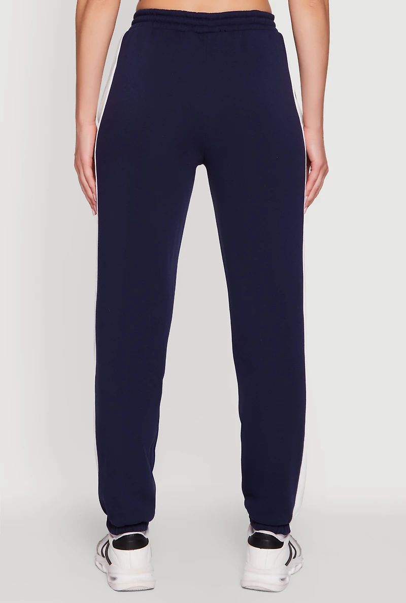 Womens Game Day Graphic Side Stripe Sweatpants,
