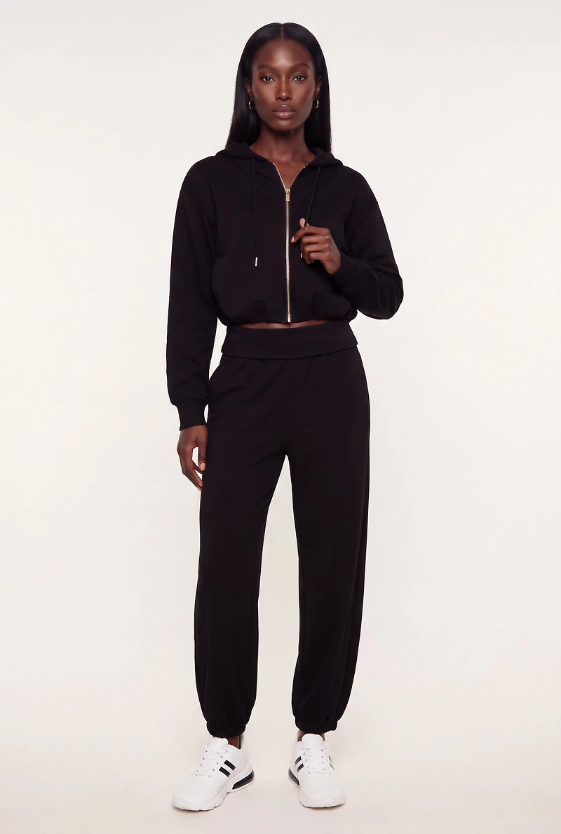 Fold Over Pocket Sweatpants