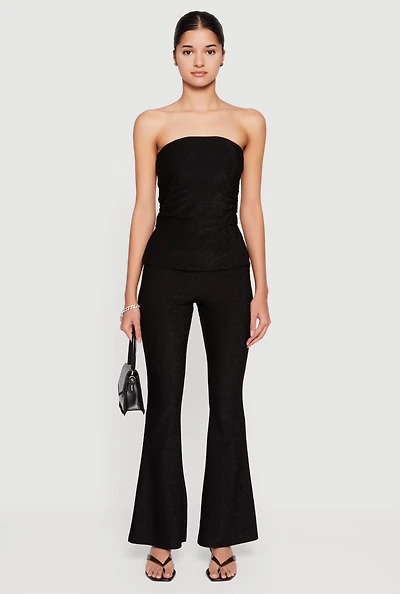 Almost Famous Lurex Flare Pants