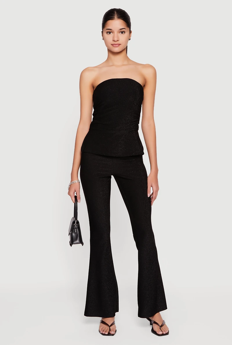 Almost Famous Lurex Flare Pants