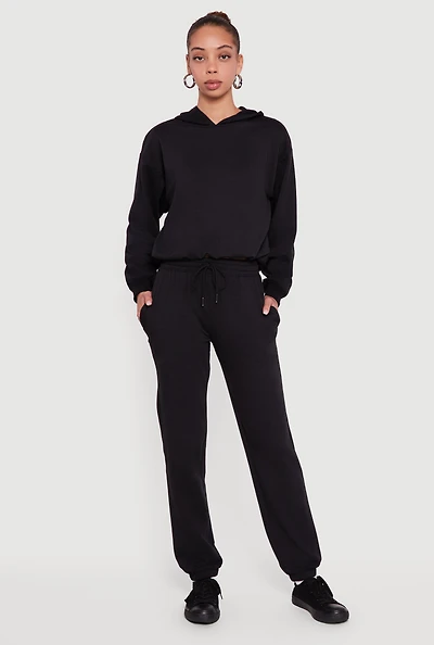 Almost Famous Fleece Sweatpants with Pockets