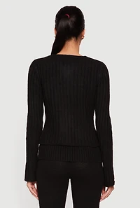 Womens Zip Front Cardigan with Removable Faux Fur Collar and Cuffs,