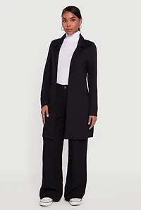 Stylish Collared Button Front Jacket