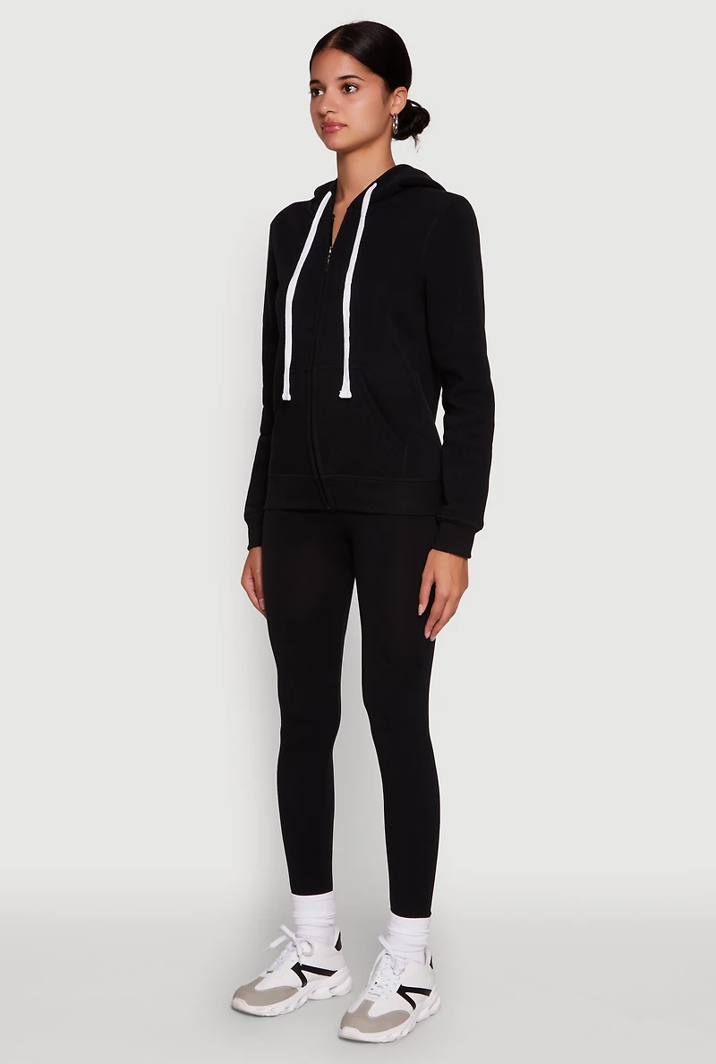 Womens Trendy Fleece Lined Hooded Sweatshirt,