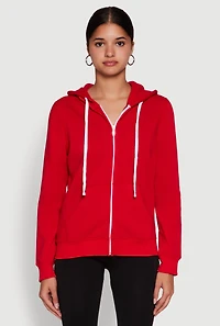 Womens Trendy Fleece Lined Hooded Sweatshirt,
