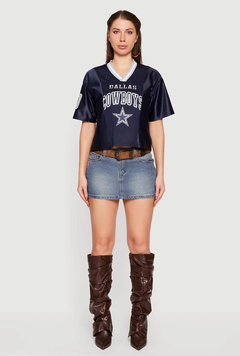 Womens NFL Dallas Cowboys Football Jersey, Blue, Size XL