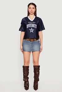 Womens NFL Dallas Cowboys Football Jersey, Blue, Size XL