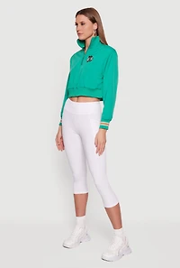 NBA Boston Celtics Cropped Quarter Zip Windbreaker