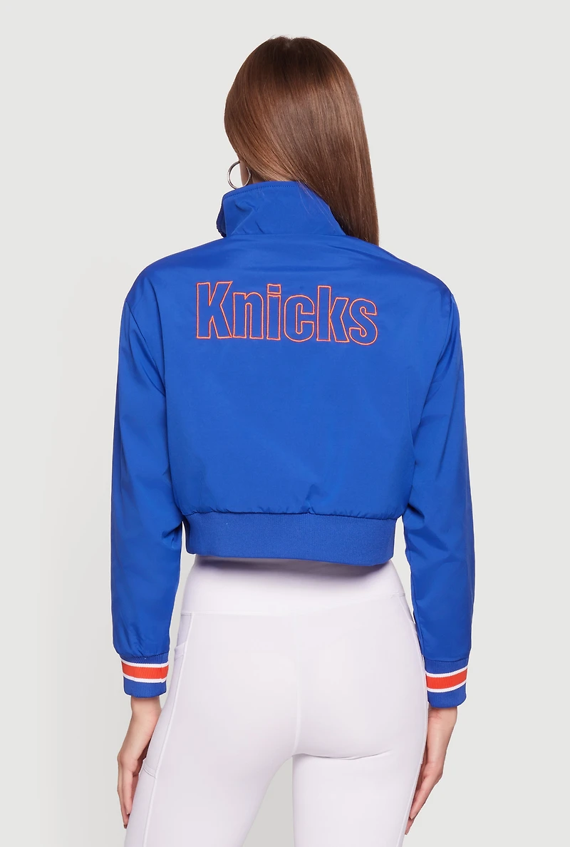 NBA New York Knicks Cropped Pullover