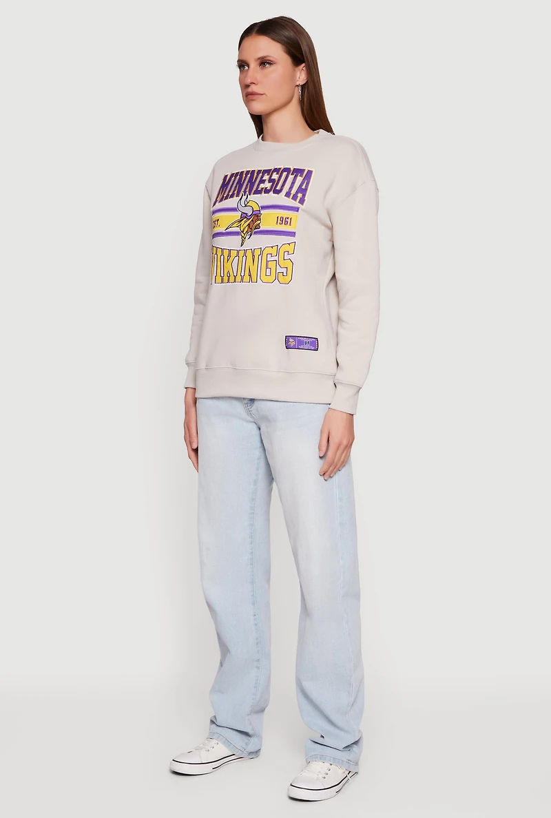 NFL Minnesota Vikings Graphic Fleece Sweatshirt
