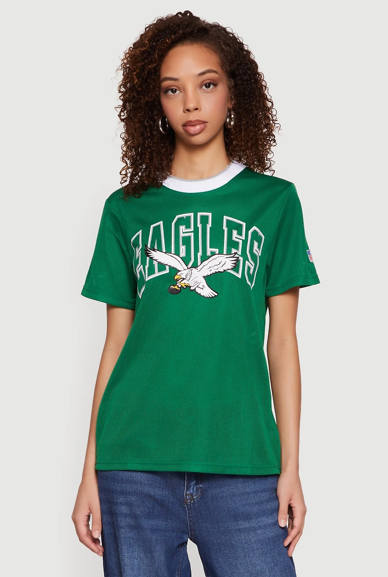 NFL Philadelphia Eagles Graphic Jersey Mesh Tee