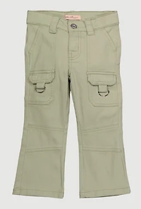 Toddler Girls Moto Cargo Pocket Pants