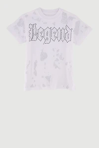 Toddler Boys Rhinestone Legend Graphic Print Tee