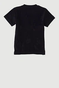 Toddler Boys DLXE Rhinestone Short Sleeve Tee