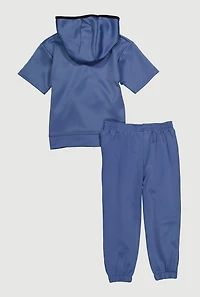 Toddler Boys Fresh Graphic Hooded Top and Joggers Set