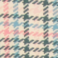 Toddler Girls  Sequin Chenille Patch Houndstooth Graphic Dress