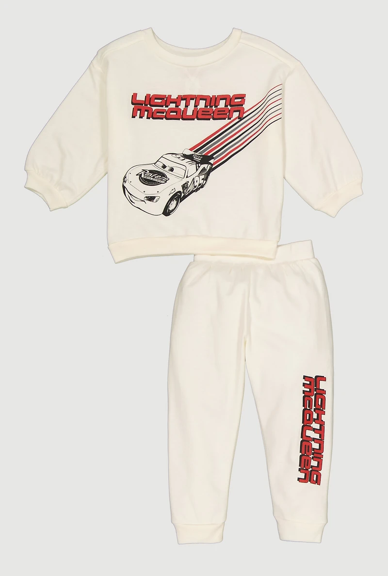 Toddler Boys Lightning McQueen Graphic Sweatshirt and Joggers