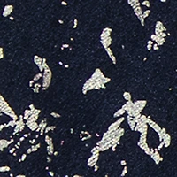 Toddler Girls Foil Screen Button Front Denim Jacket