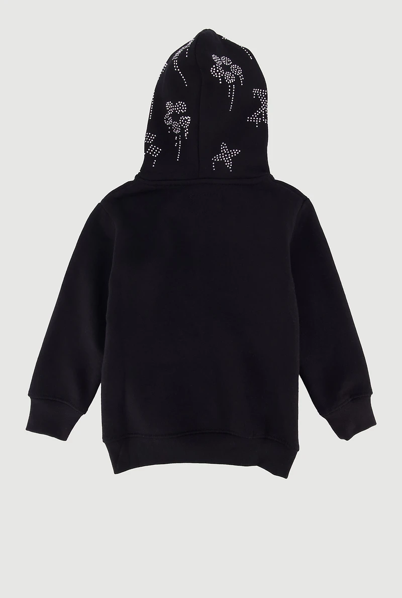 Toddler Boys Rhinestone DLXE Graphic Hoodie