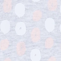 Baby Girls 0-9M Patterned Ruffle Top and Pants Set