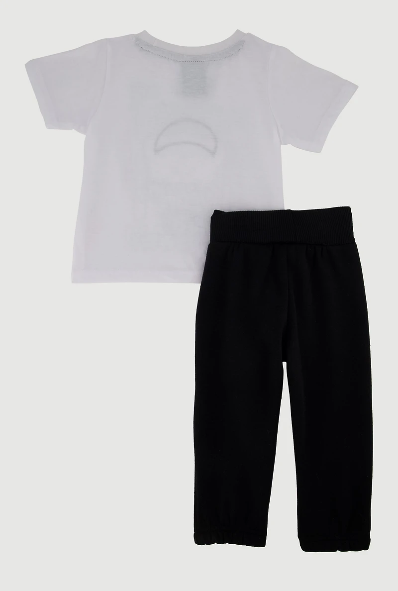 Baby Boys 12-24M Dream Big Graphic Tee and Sweatpants, Multi, Size 12M