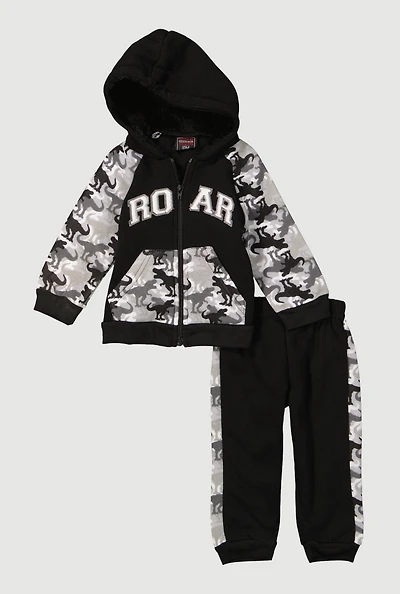Baby Boys 12-24M Roar Graphic Hoodie and Sweatpants