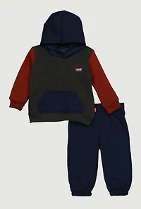 Baby Boys 12-24M Levis Color Block Hoodie and Sweatpants