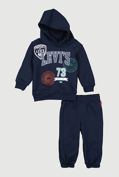 Baby Boys 12-24M Levis 73 Graphic Hoodie and Sweatpants