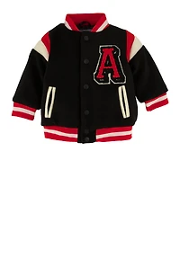 Baby Boys 12-24M Graphic Letterman Jacket