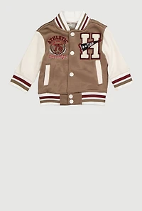Baby Boys 0-9M Athletic 75 Brooklyn Graphic Varsity Jacket