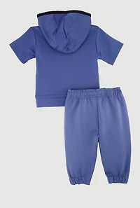 Baby Boys 0-9M Fresh Graphic Hooded Top and Joggers Set