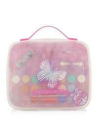 Girls Butterfly Beauty Set with Travel Case