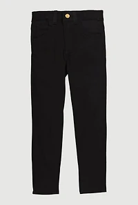 Little Girls Stretch Twill Skinny Pants,