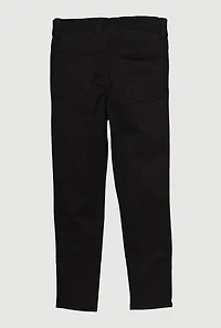 Little Girls Stretch Twill Skinny Pants,